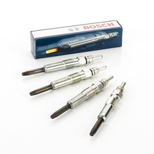 4x Glow Plugs original Bosch