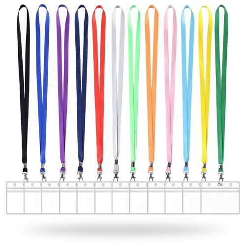 12pcs lanyards with waterproof - 12pcs,