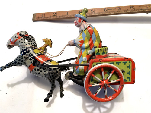 Vintage clockwork clown - clockwork, circus