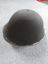 RARE Original WW2 British Army Turtle Helmet.  Crossover Late 1944. Liner 1945