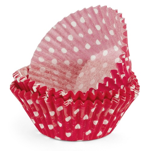 Regency polka dot baking cups - regency,