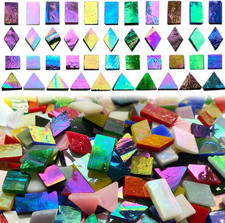 510 Pieces Iridescent Glass