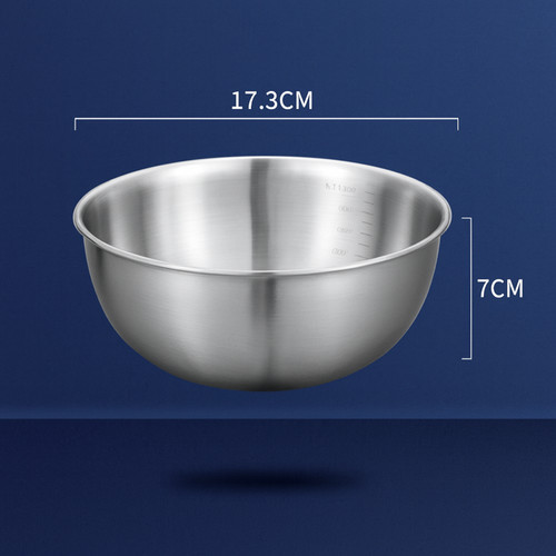 Stainless steel mixing bowl - steel,