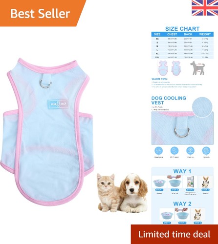 Fashionable blue dog cooling - fashionable,