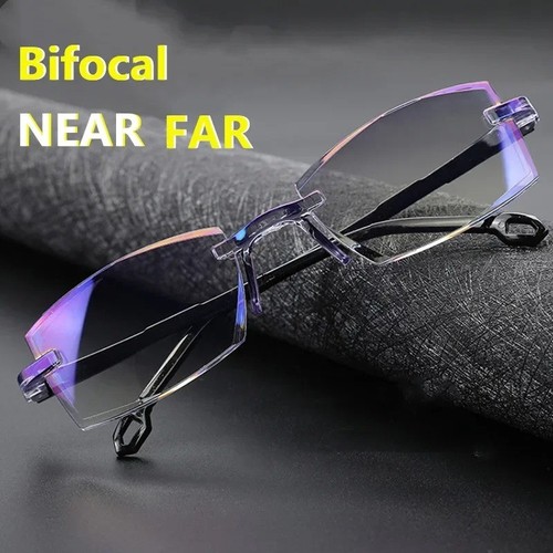 Pair rimless reading glasses - reading,