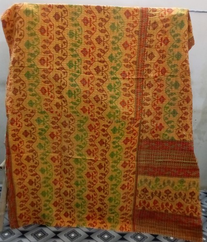 Vintage kantha blanket - kantha,