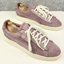 Puma AMQ Suede Mauve Trainers UK9 Very Rare Alexander McQueen Lace Up Mens Used