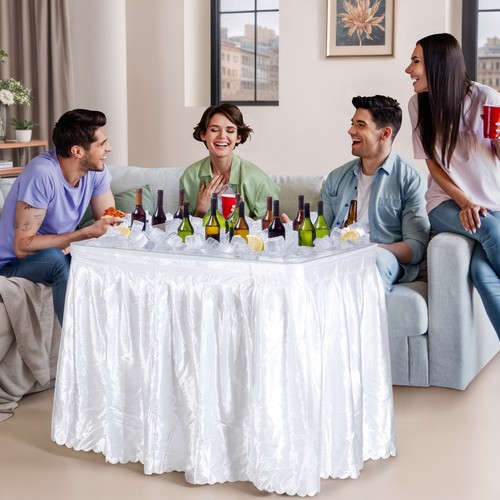 Party ice cooler folding table - party,