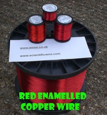 enamelled copper wire magnet rotor coil starter solenoid rewinding 500gms "red"