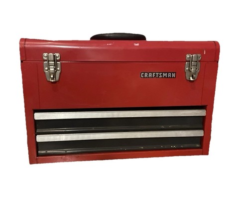 Vintage craftsman drawer - drawer, red