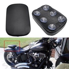 Rear Pillion Pad Seat Passenger Seat 6 Suction FIT Harley Dyna Sportster Bike