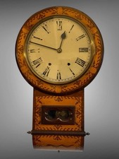 Drop Dial Wall Clock Inlaid