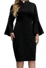 Clergy Dress Vicar Priest Costume XXL