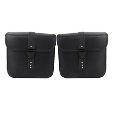 2 Pieces Black PU Leather