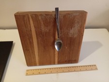Navaris Wooden Magnetic Knife Holder Knife Organiser Stand Wood Knife Block