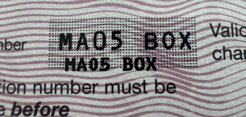 Private number plate ma05box - private,