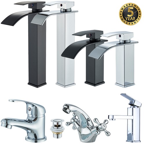 Modern waterfall basin sink - basin,