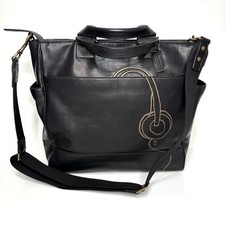 Coach 70801 Hugo Guinness Utility Tote Bag Leather Crossbody Art Collab Rare