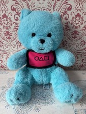 Squid Games Soft Toy Blue Challenge Bear 9 Inch Squid Games Toy Plush