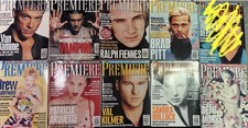 9 Copies: Premiere Magazine. 1995. Bullock. Pitt. Fiennes. Barrymore.