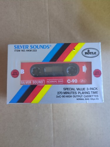 Blank cassettes silver - blank,