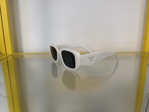Prada white sunglasses unisex - white,