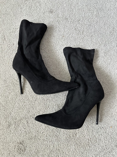 Boohoo women black pointy - boohoo,