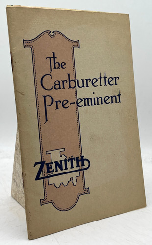 Zenith carburetter pre eminent - zenith, pre-eminent