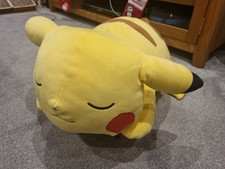 Large Sleeping Nintendo Pokemon Pikachu 2021 Plush / Soft / Cuddly Toy 