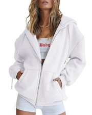 Women's Zip Up Hoodie - Ladies