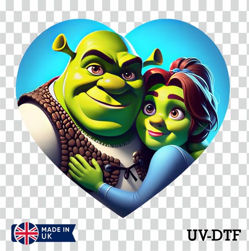 Shrek and princess fiona - shrek, uv