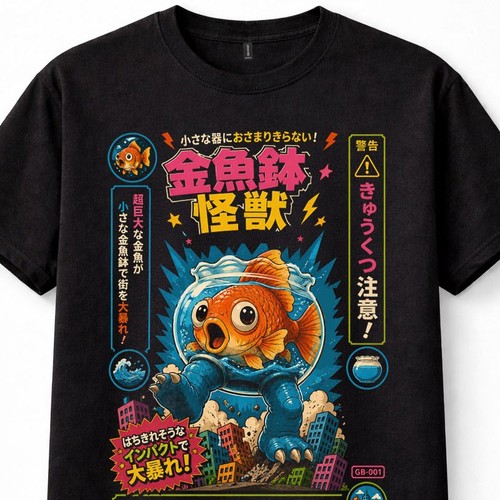 Japanese goldfish bowl kaiju - japanese,