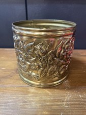 Vintage Brass Plant Pot
