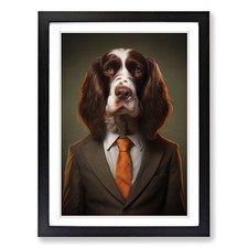 English Springer Spaniel in a