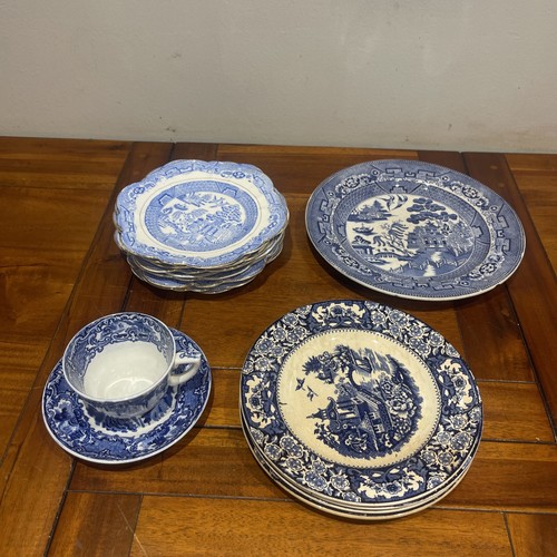 Blue white chine - blue,