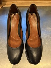 Vionic Amor Mariana black leather Orthotic Court Shoes, UK 6.5 EU 40