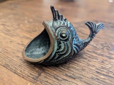 Vintage Brass Big Mouth Fish