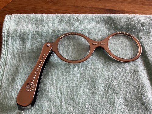Vintage folding lorgnette - vintage,