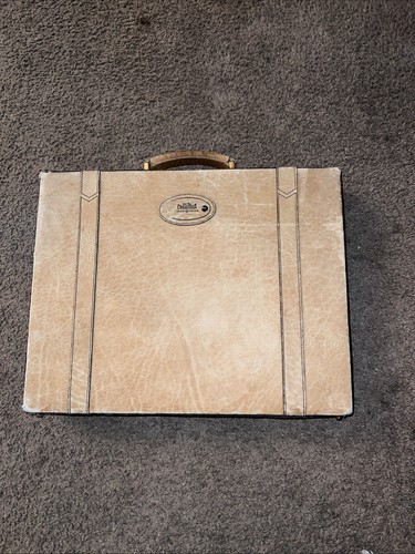 Gold pfeil leather briefcase - gold-pfeil,
