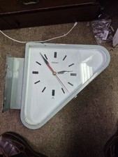 Japanese military ship clock.. Triangle Dual Face Rare Marine Navigation