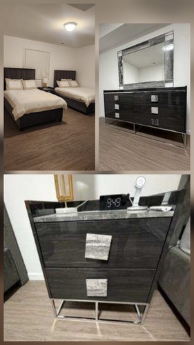 Grey bedroom set - bedroom,