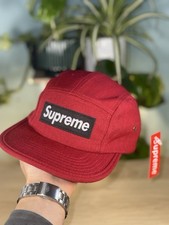 Supreme Red Box Logo Camp Cap