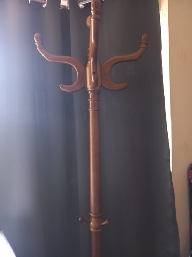 Wooden freestanding coat - freestanding,