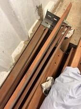 Gazebo Heavy Duty 3x3 Garden Solid Wood Legs And Side With Nets And Curtains-