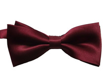 Bow Tie Burgundy Vintage Mens Dickie Bowtie Retro Adjustable 