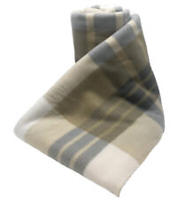 WARM SOFT THROW TRAVEL FLEECE OVER CAMPING TARTAN CHECKED SOFA BED CAR BLANKET