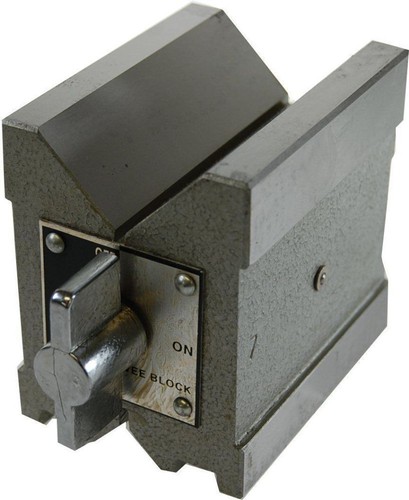 Precision magnetic vee block - vee,