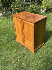 Solid oak media television storage cupboard cabinet kitchen base  