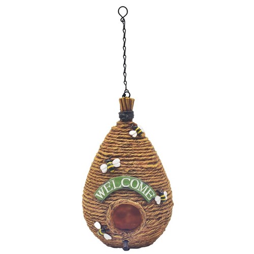 Beehive bird house nest feeder - beehive,