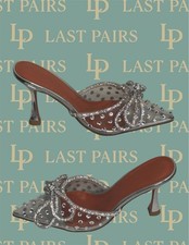 LADIES EMMA HYACINTH TIANA STILETTO CLEAR  HIGH QUALITY MULES SIZE 5 - 6